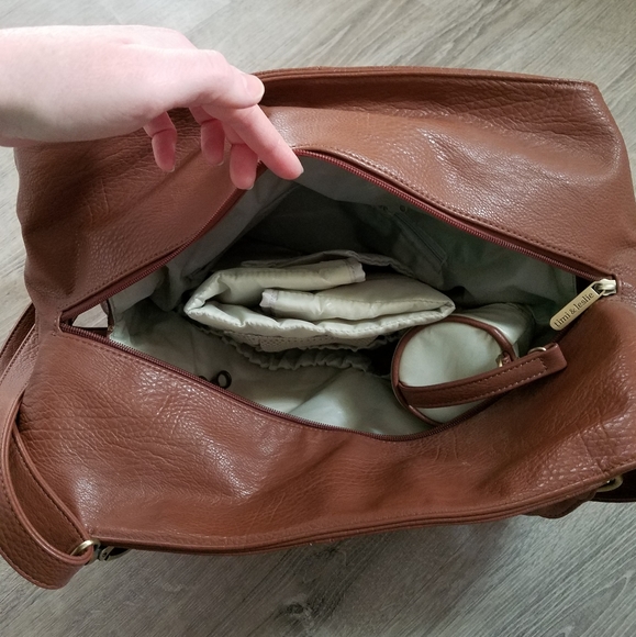 NEW Leather Diaper Bag - Picture 4 of 5